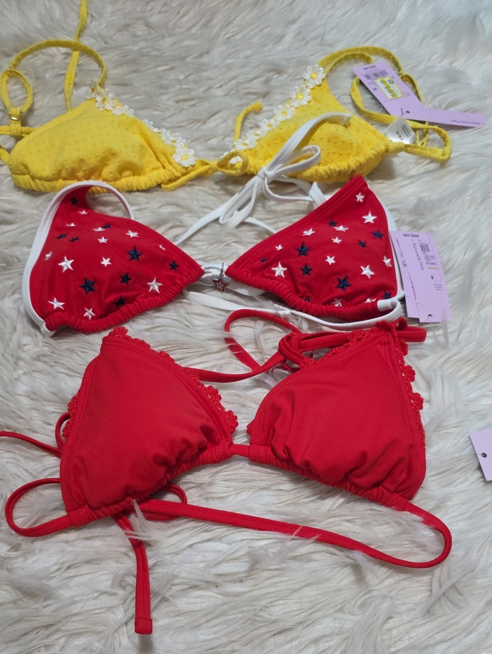 (3) Wild Fable NWT Bikini Tops- Medium Or 8/10